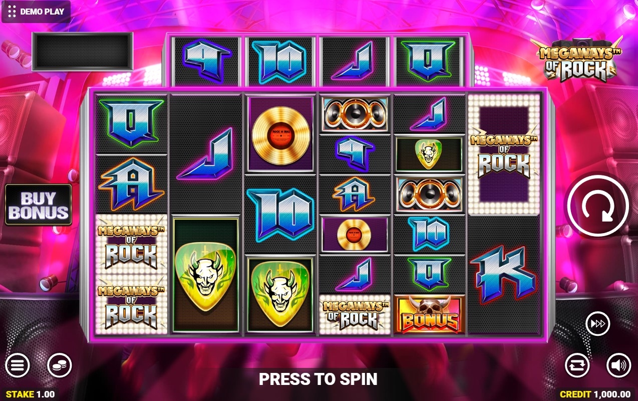 Megaways of Rock Slot Gameplay