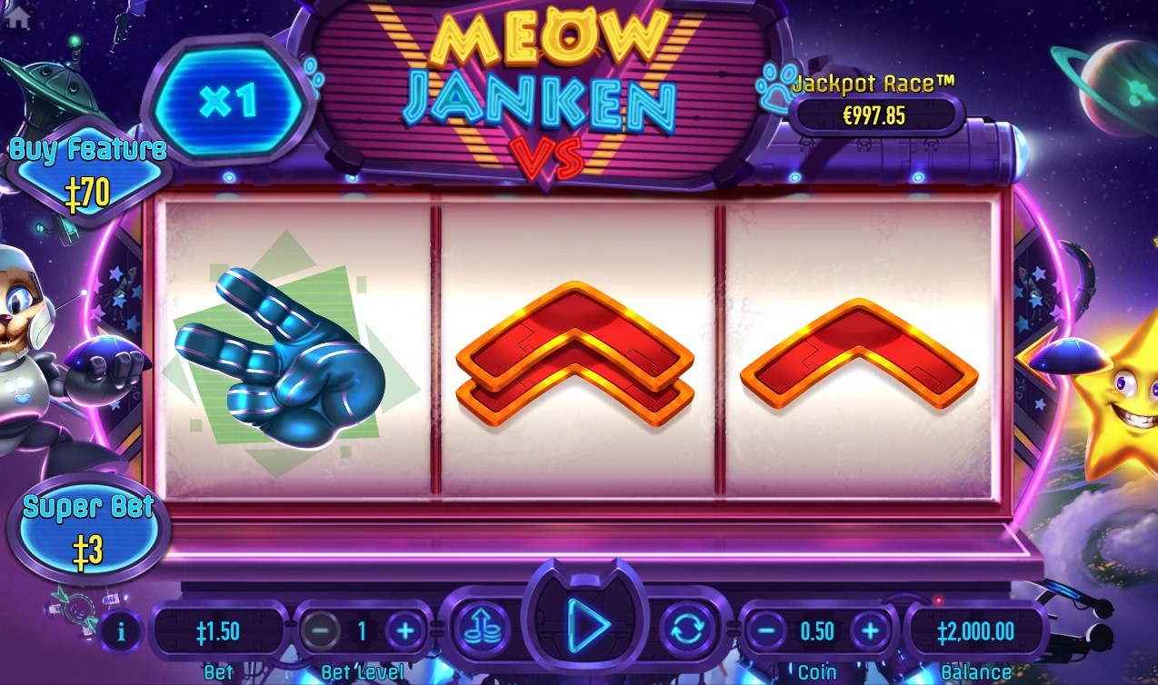 Meow Janken Slot Gameplay