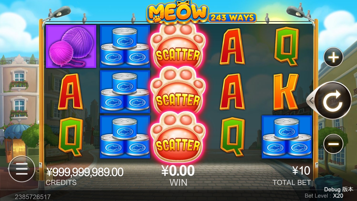 Meow Slot Gameplay