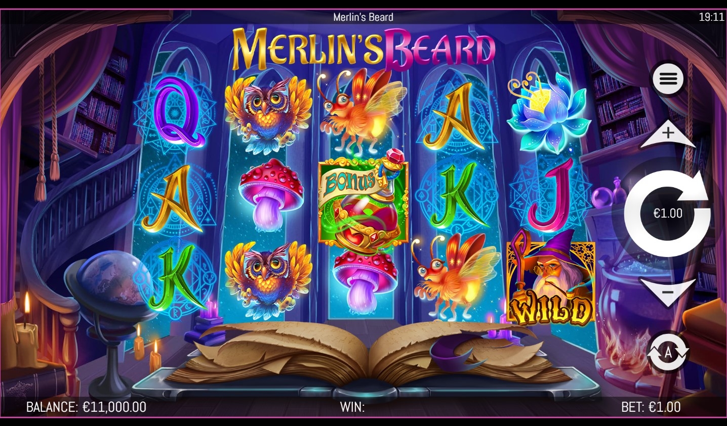 Merlin's Beard Slot Gameplay