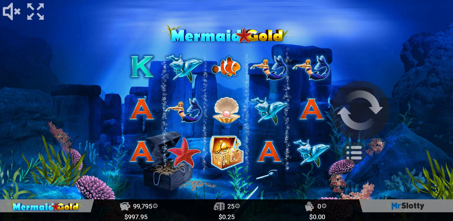 Mermaid Gold Slot Gameplay
