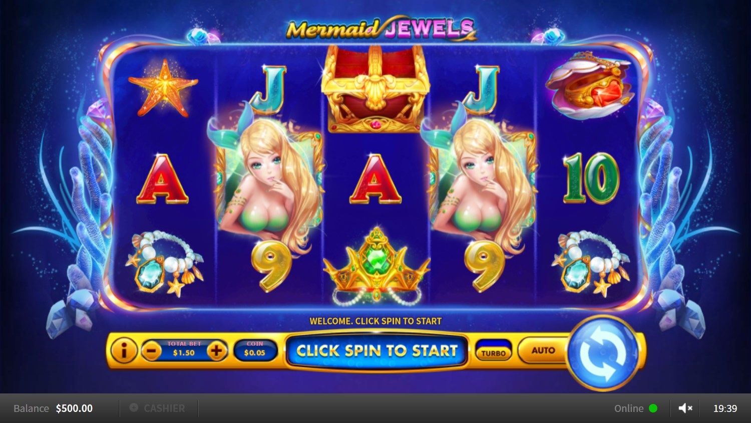 Mermaid Jewels Slot Gameplay