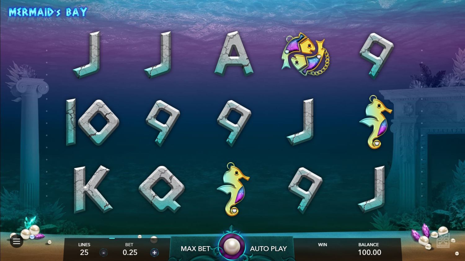 Mermaid's Bay Slot Gameplay