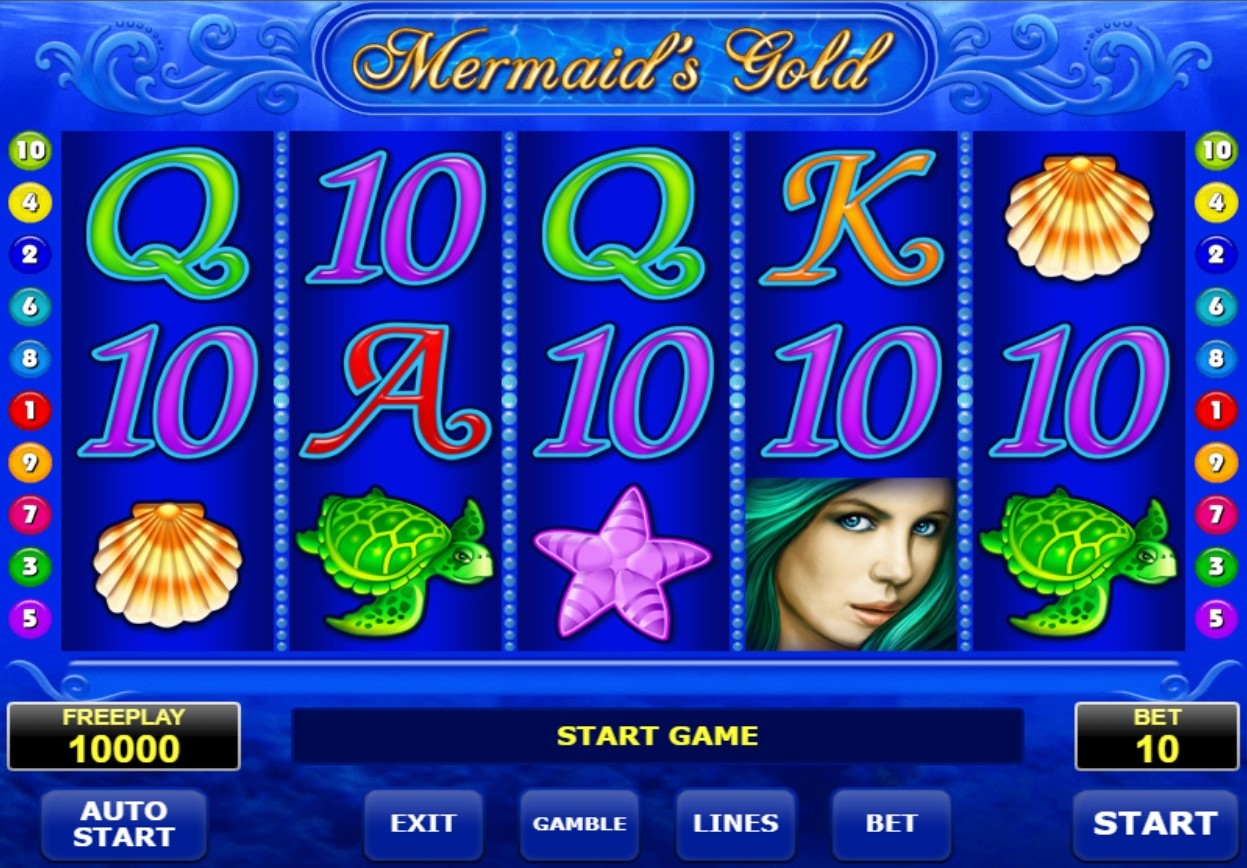 Mermaid's Gold Slot Gameplay