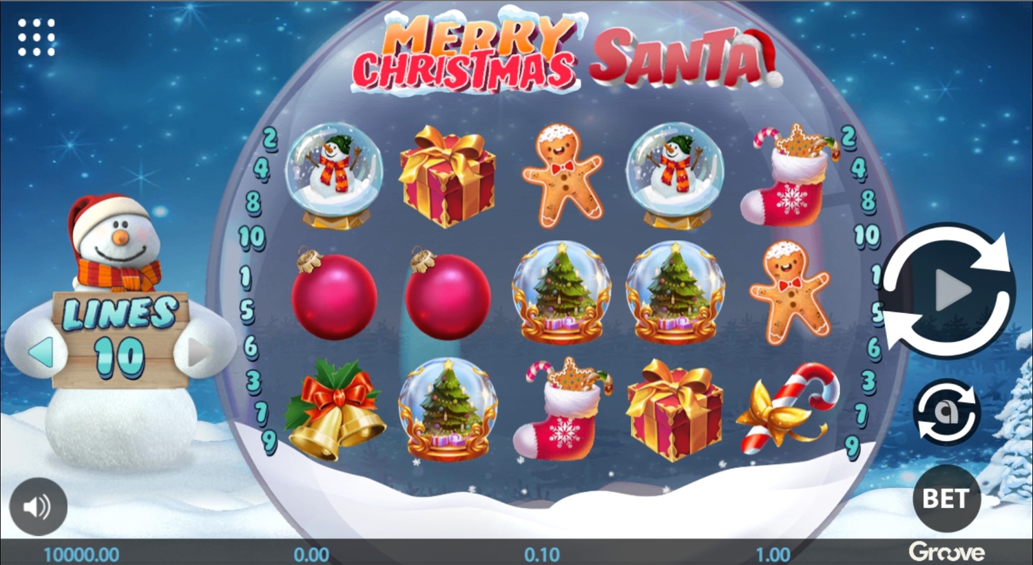 Merry Christmas Santa Slot Gameplay