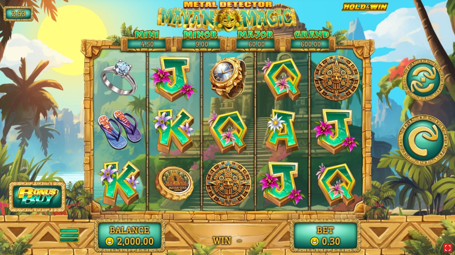 Metal Detector: Mayan Magic Slot Gameplay