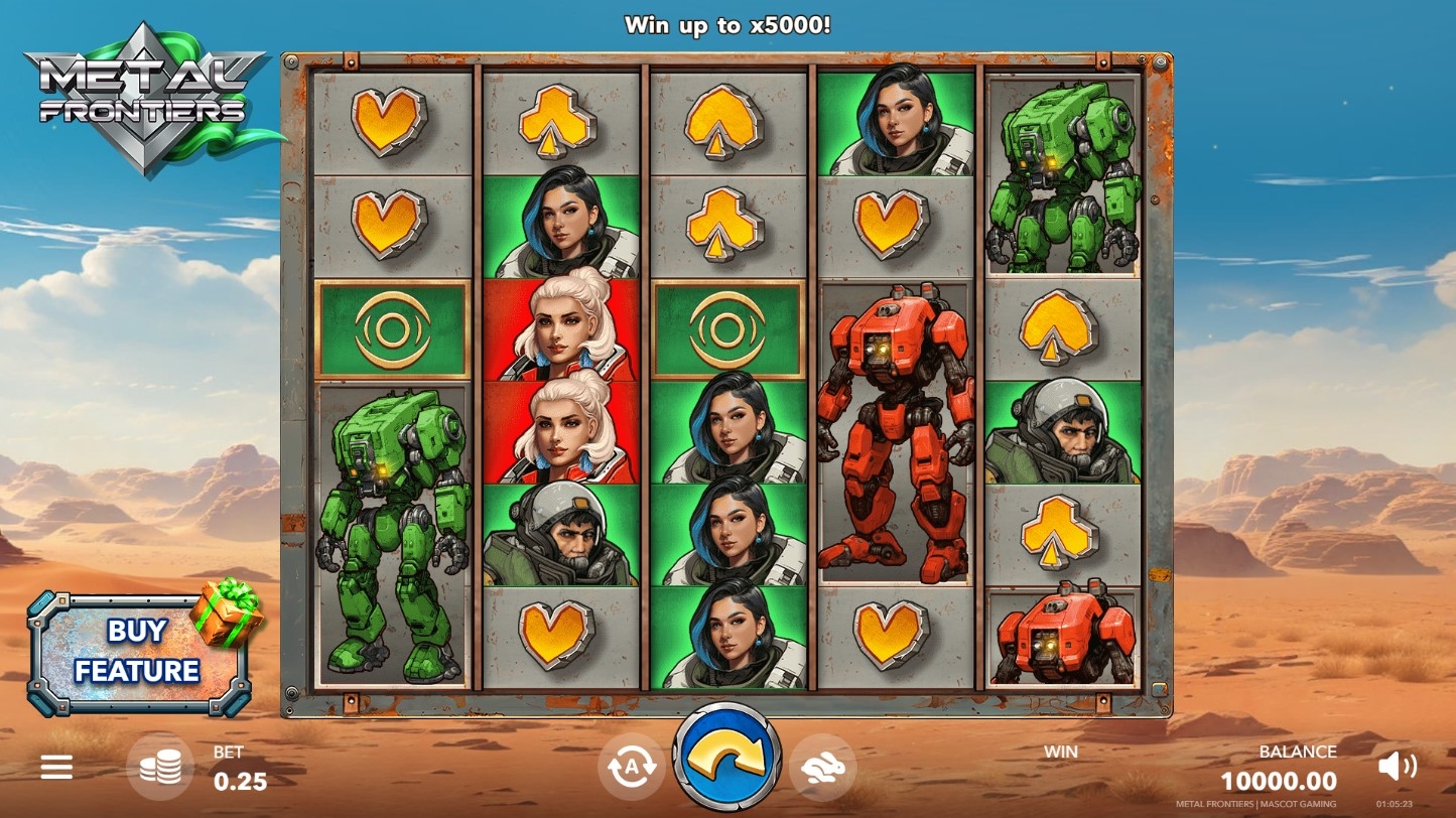 Metal Frontiers Slot Gameplay