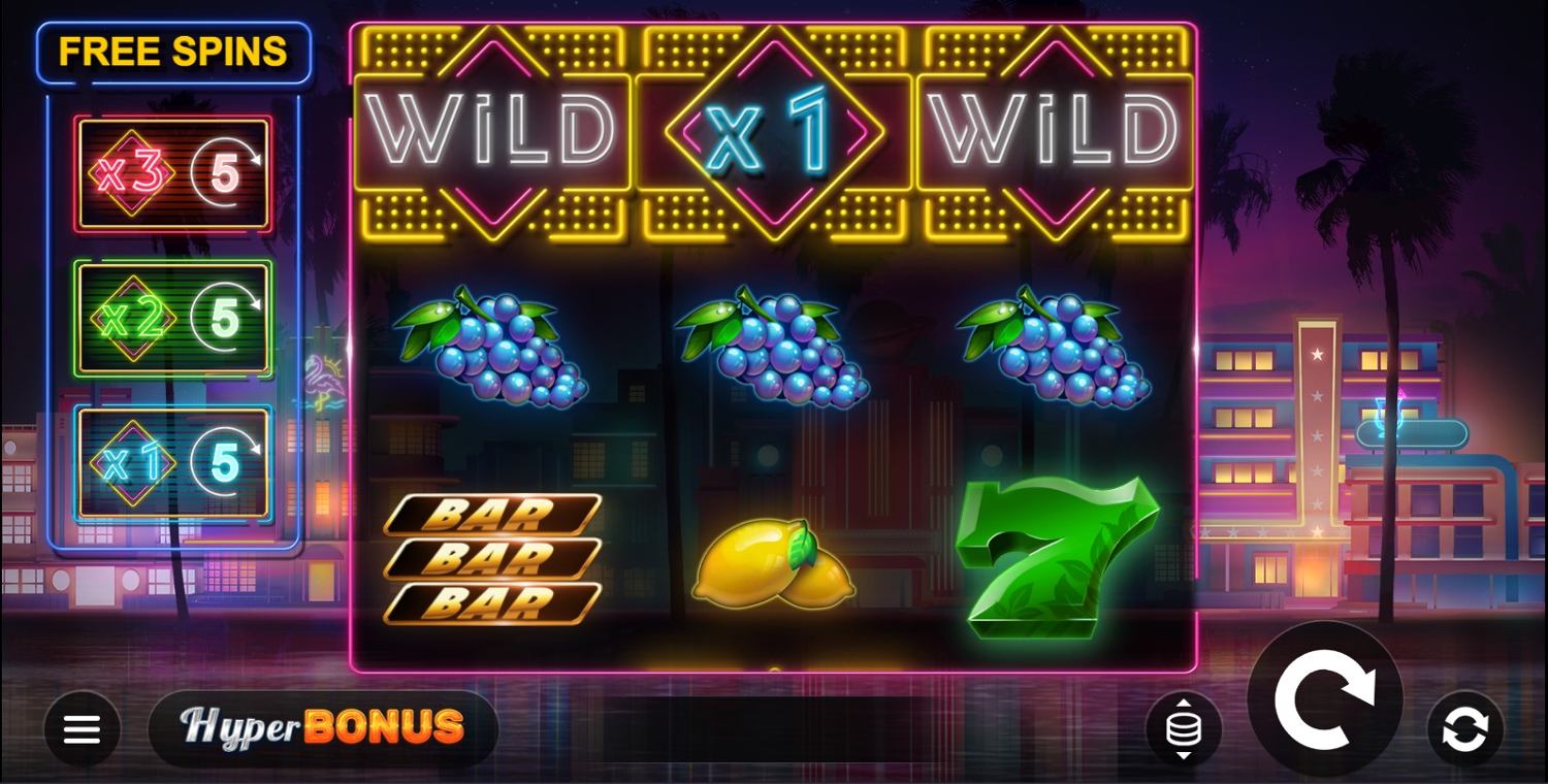 Miami Bonus Wheel Slot Gameplay