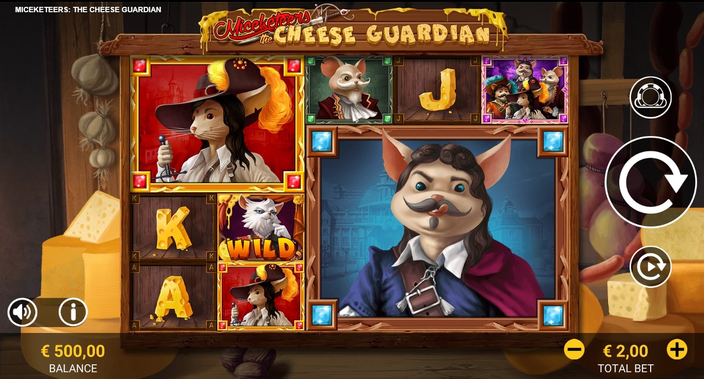 Miceketeers: The Cheese Guardian Slot Gameplay