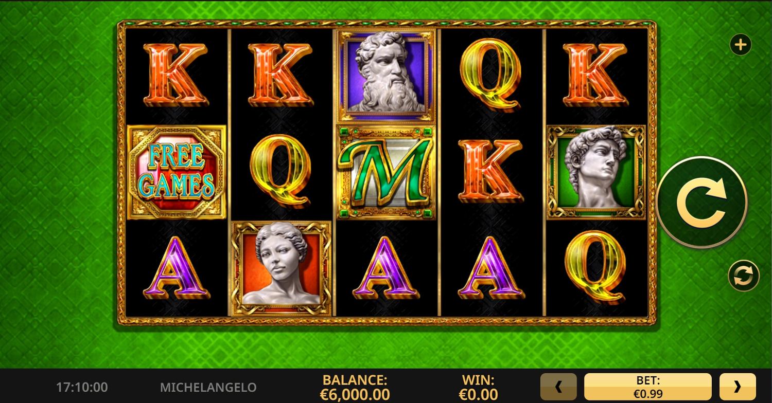 Michelangelo Slot Gameplay