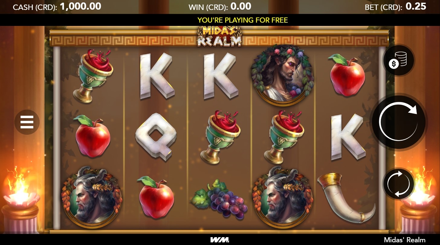 Midas' Realm Slot Gameplay