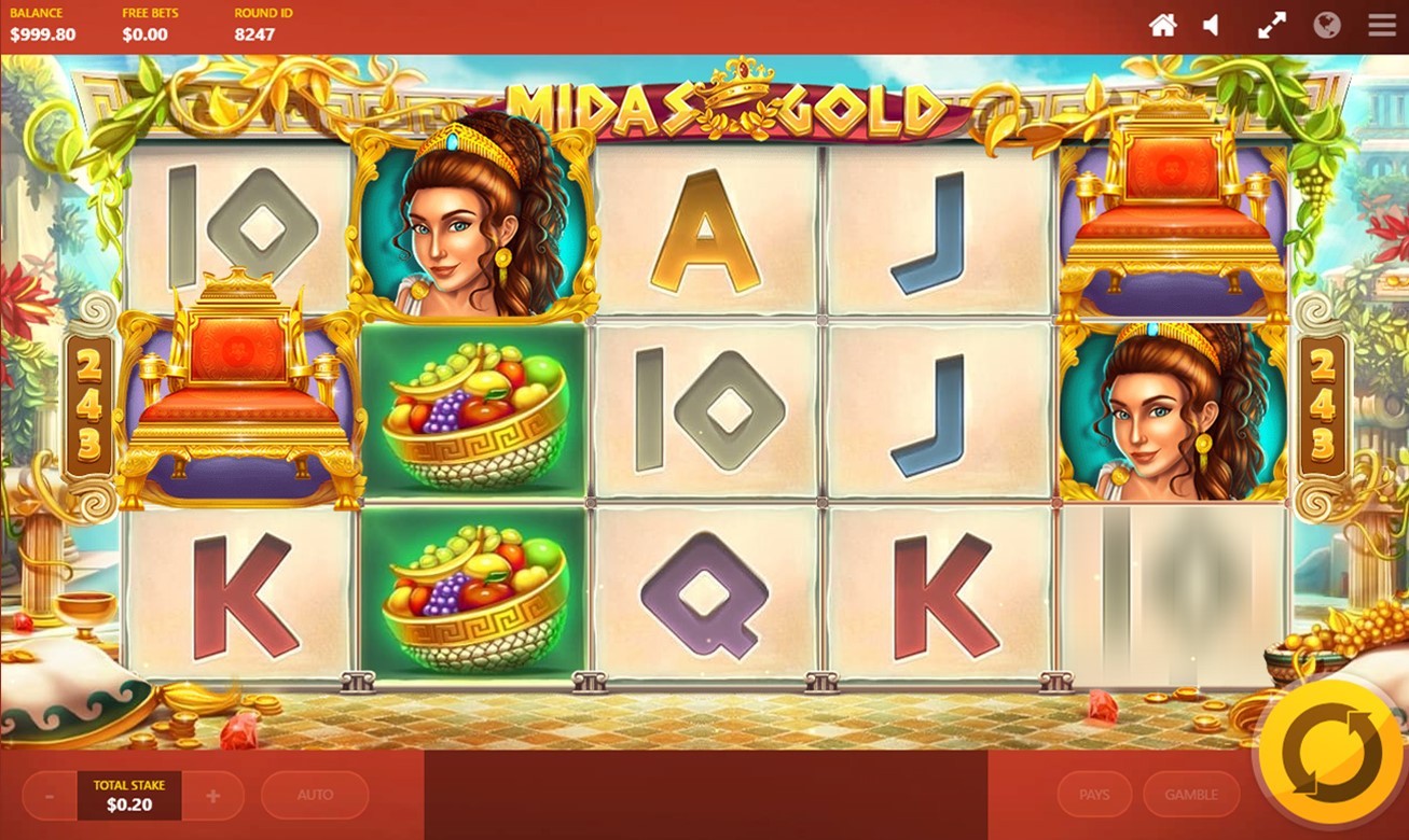 Midas Gold Slot Gameplay