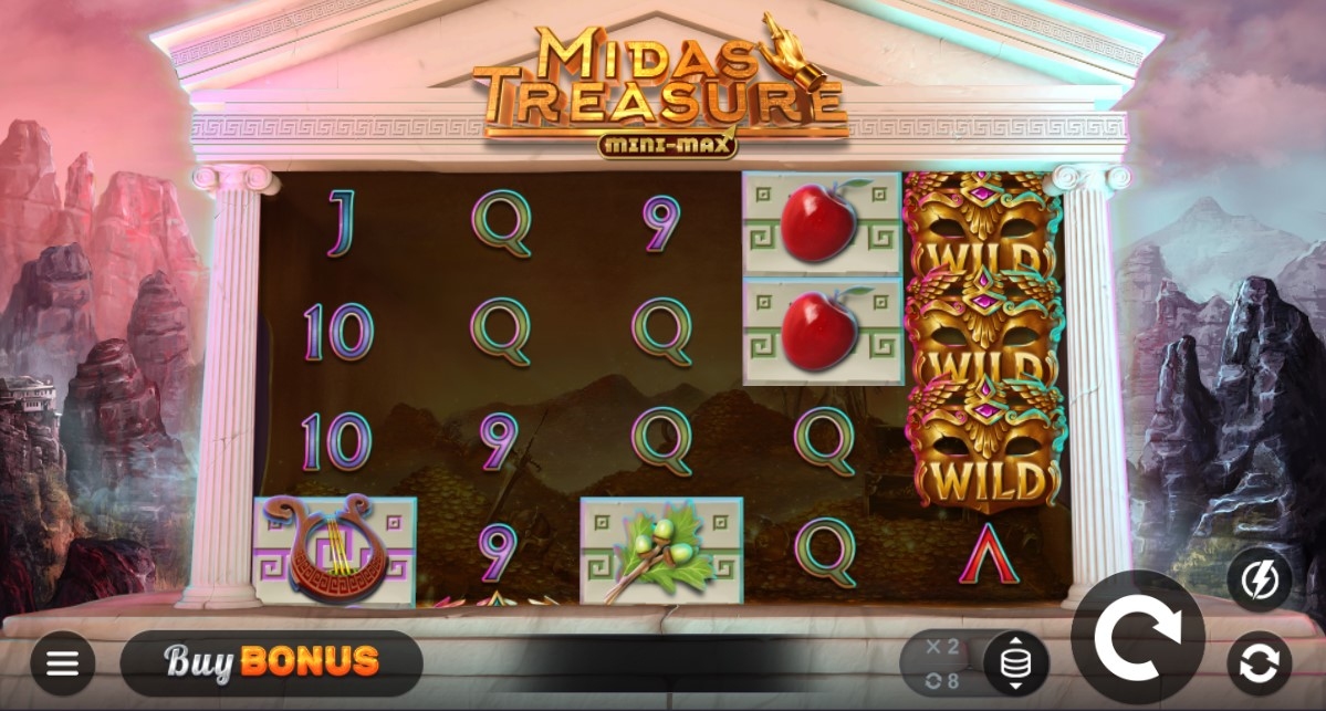 Midas Treasure Mini-max Slot Gameplay