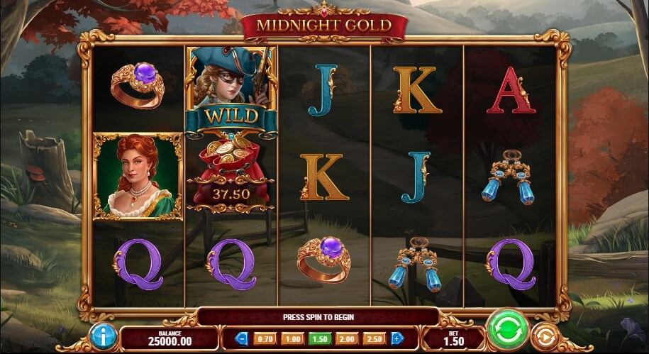 Midnight Gold Slot Gameplay