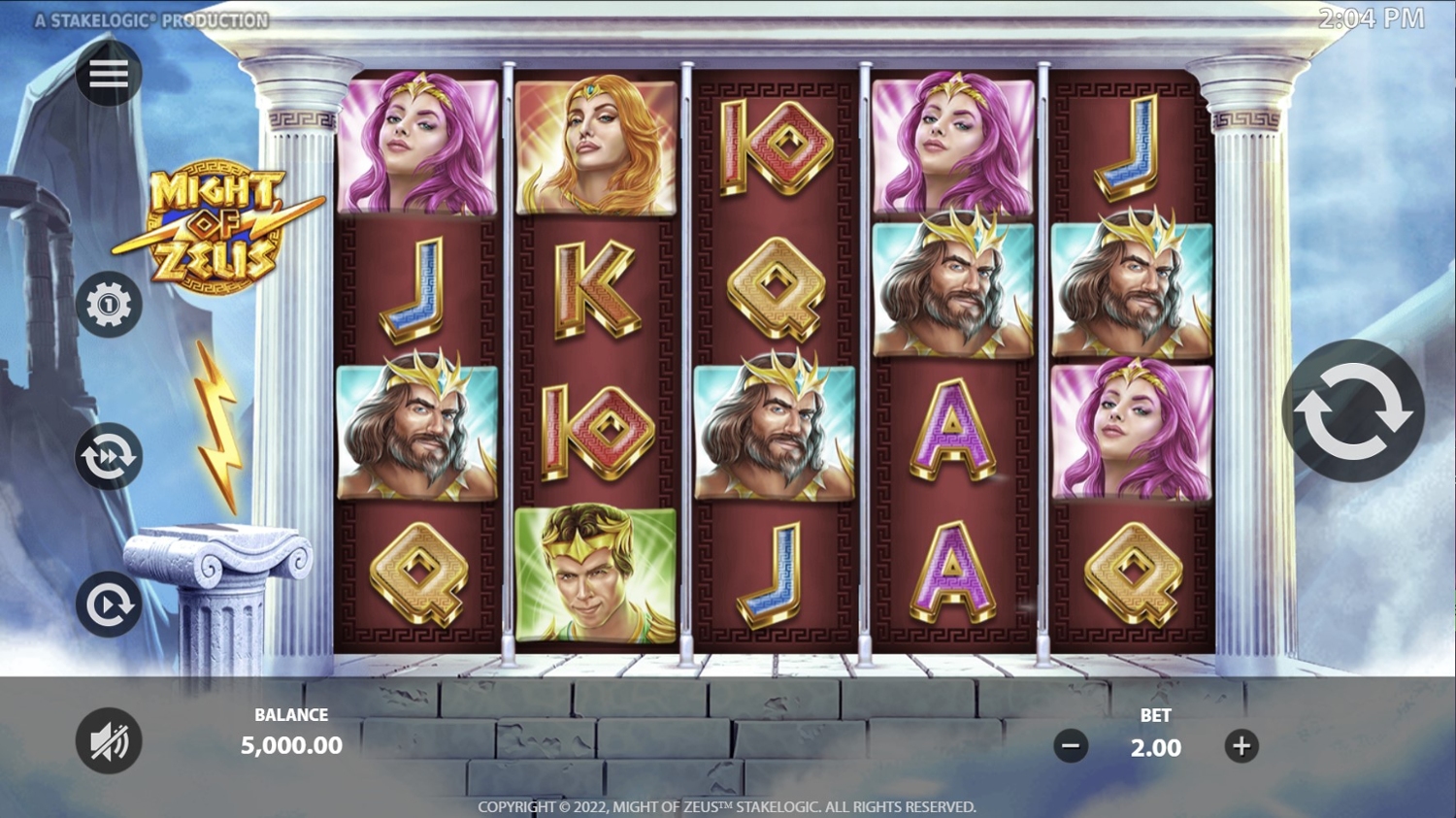 Might of Zeus Slot Gameplay