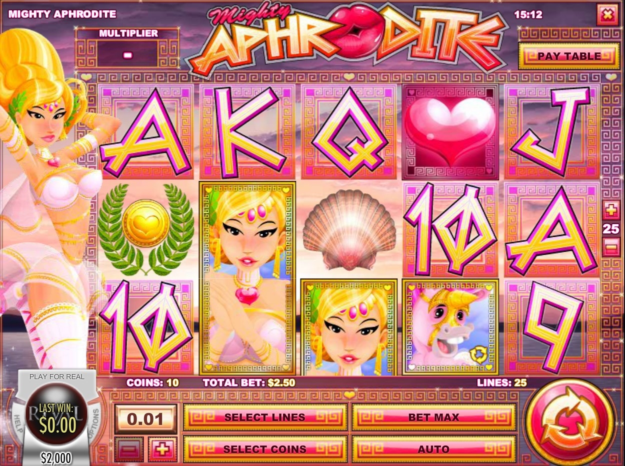 Mighty Aphrodite Slot Gameplay