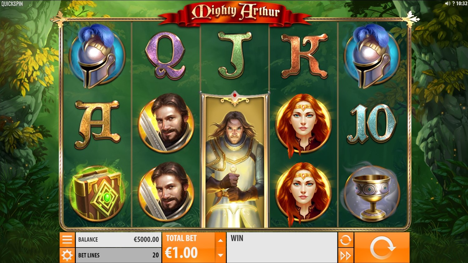 Mighty Arthur Slot Gameplay