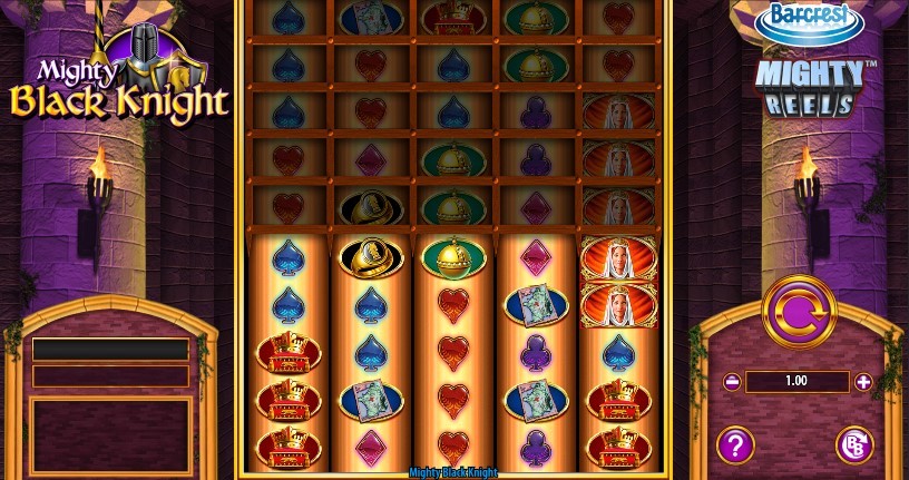 Mighty Black Knight Slot Gameplay