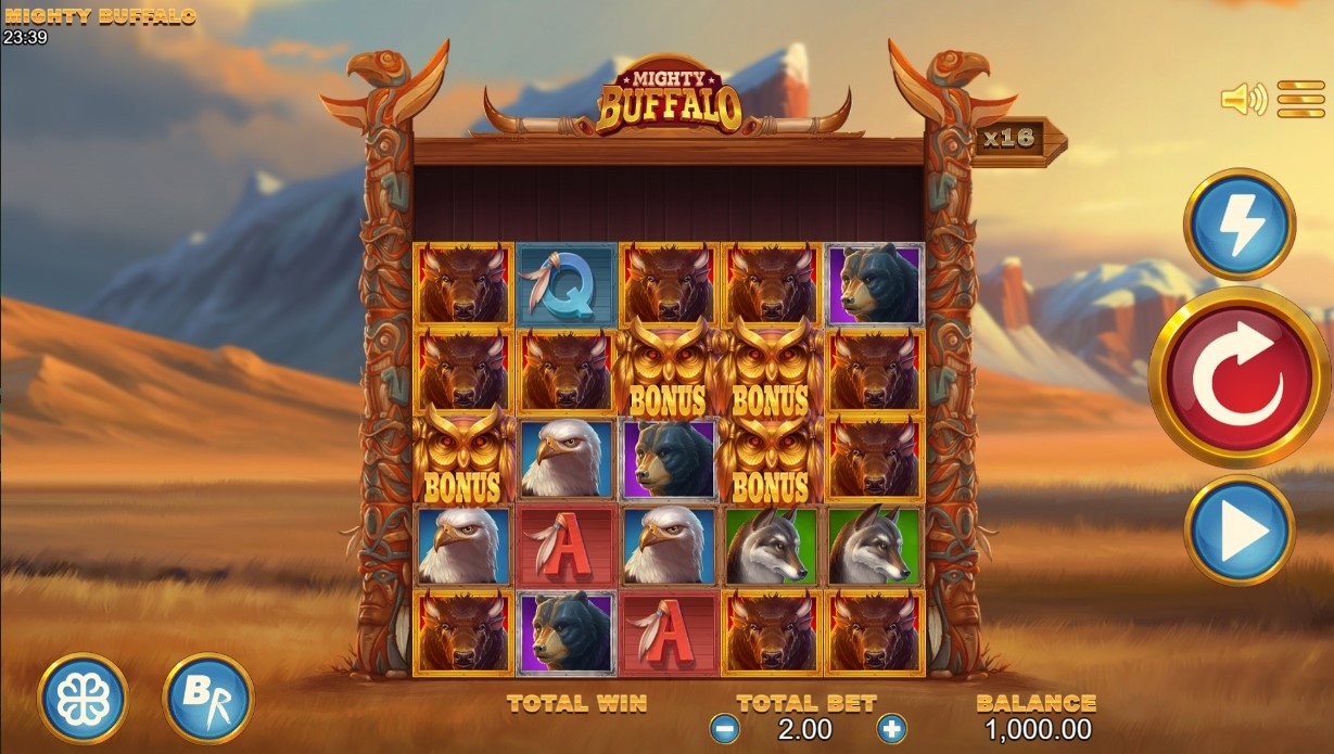 Mighty Buffalo Slot Gameplay