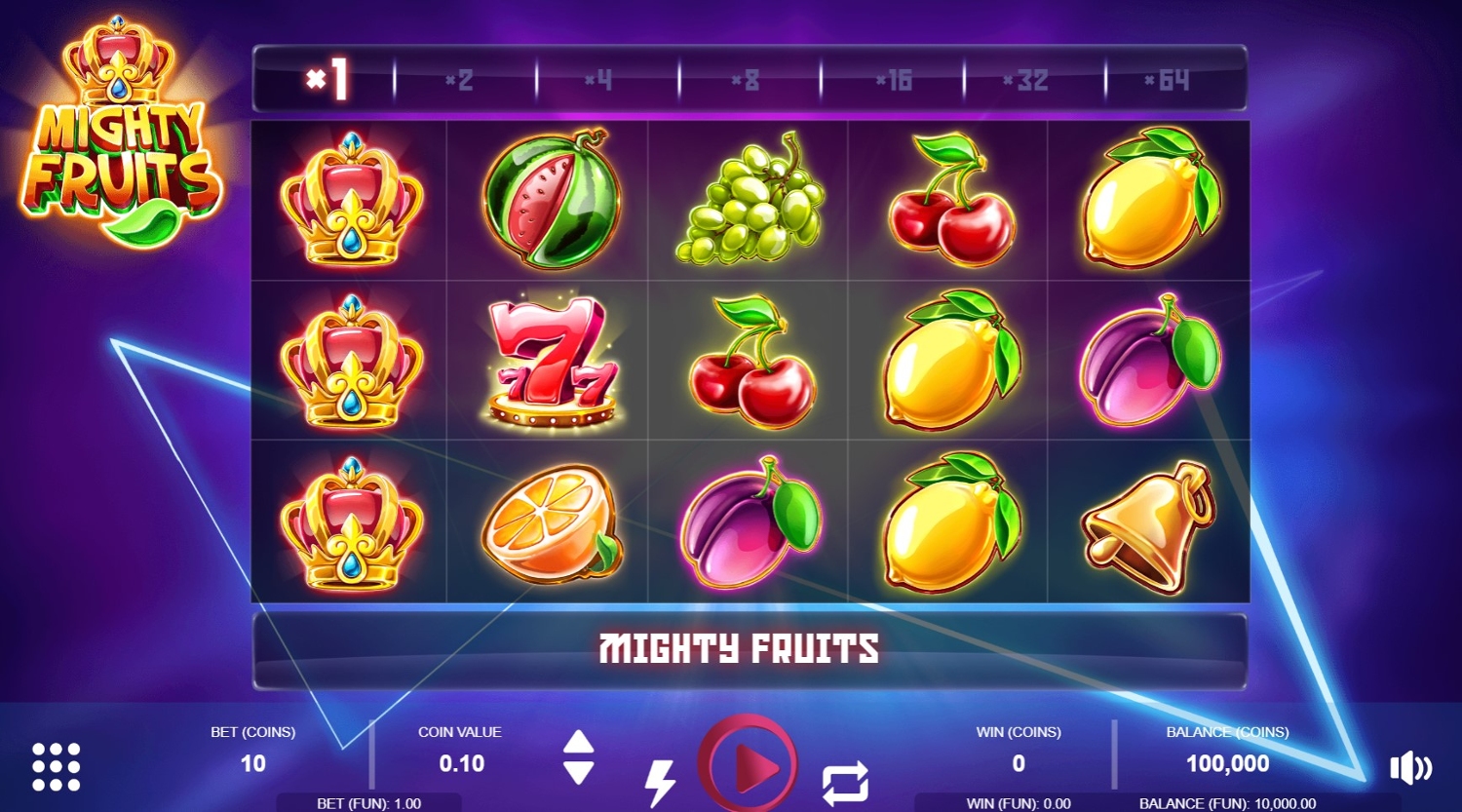 Mighty Fruits Slot Gameplay