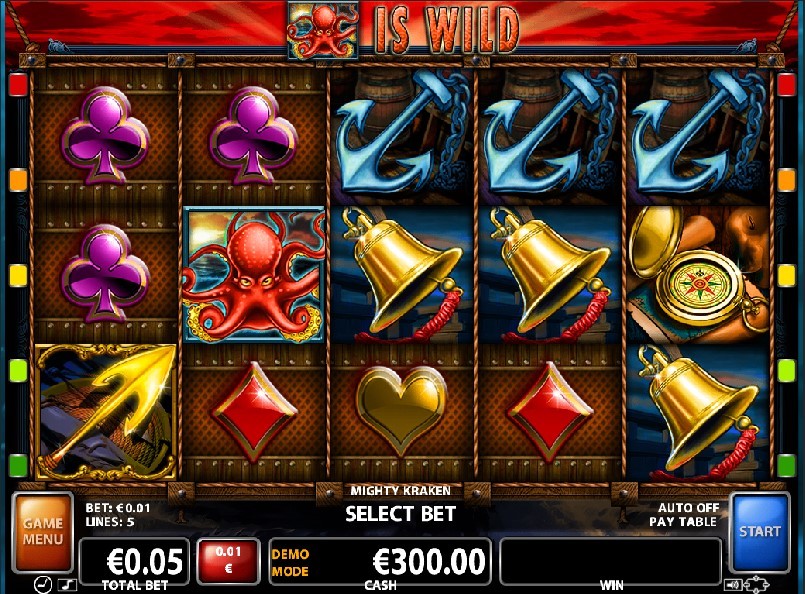 Mighty Kraken Slot Gameplay