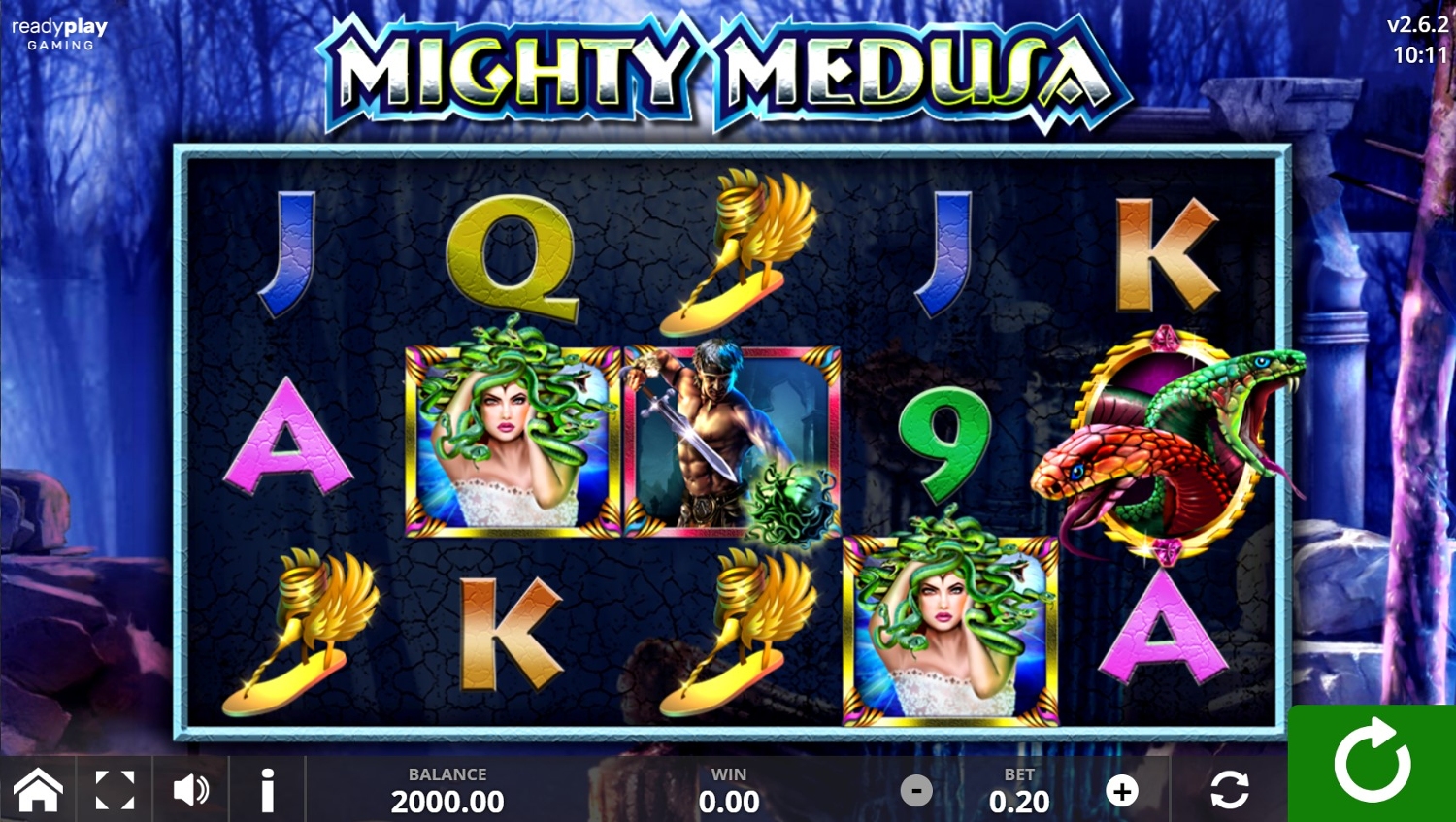 Mighty Medusa Slot Gameplay