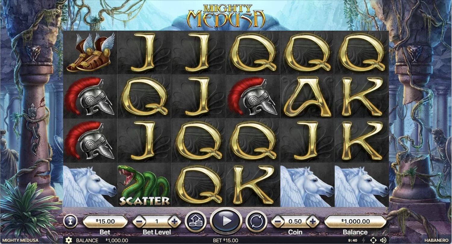 Mighty Medusa Slot Gameplay