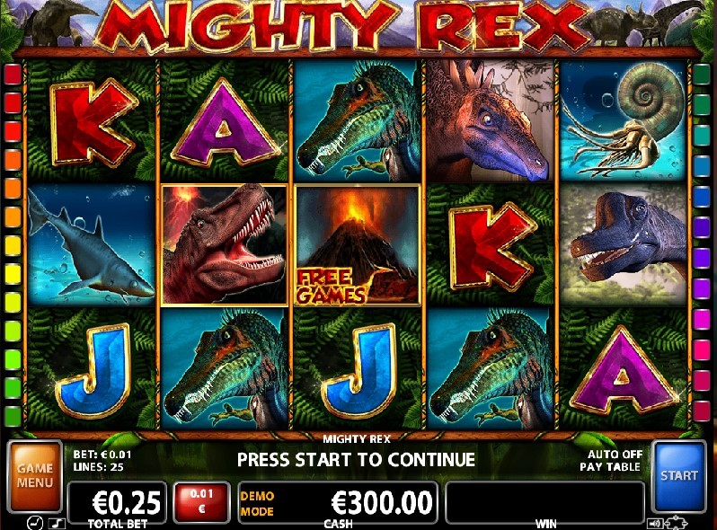 Mighty Rex Slot Gameplay