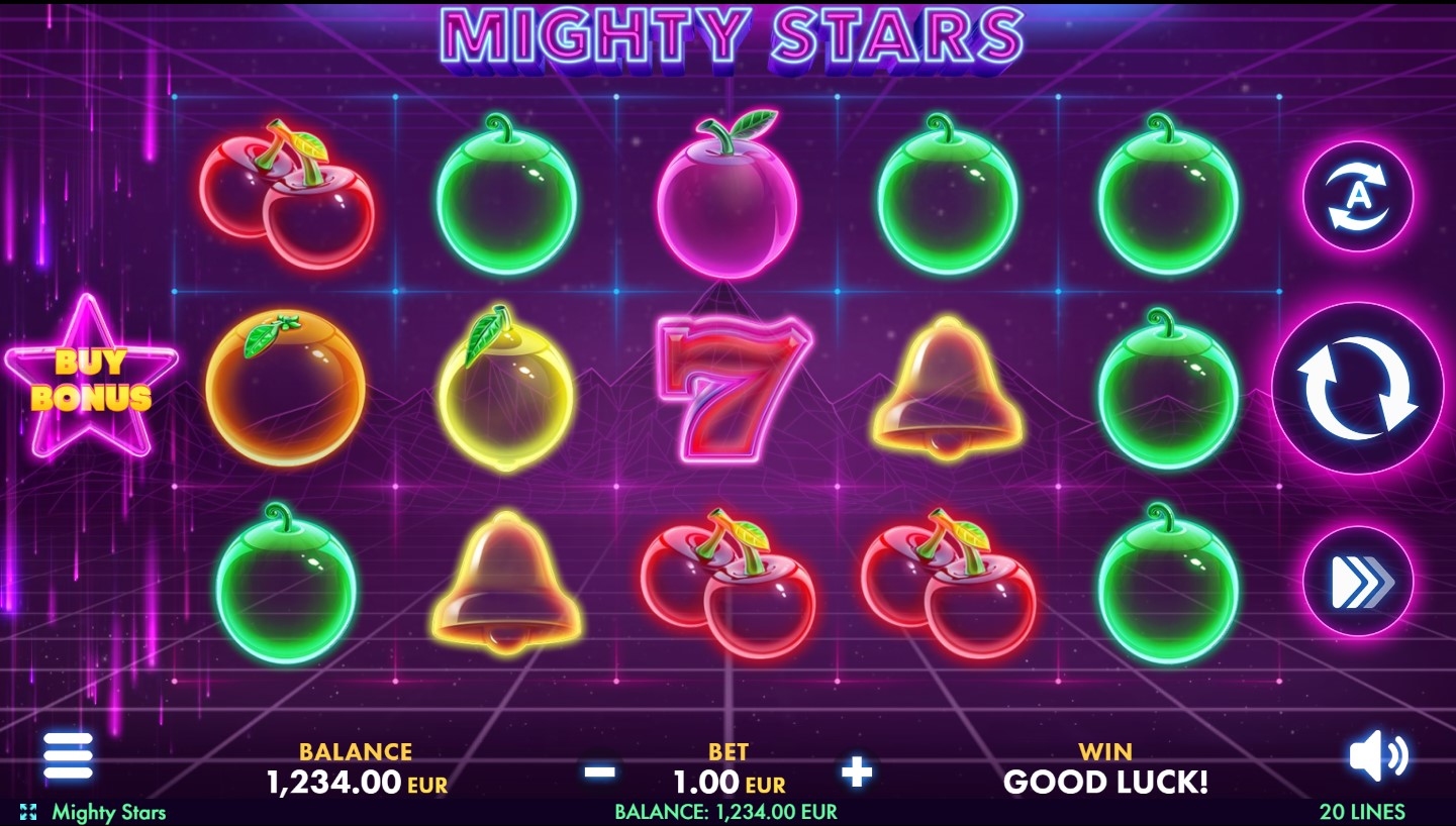 Mighty Stars Slot Gameplay