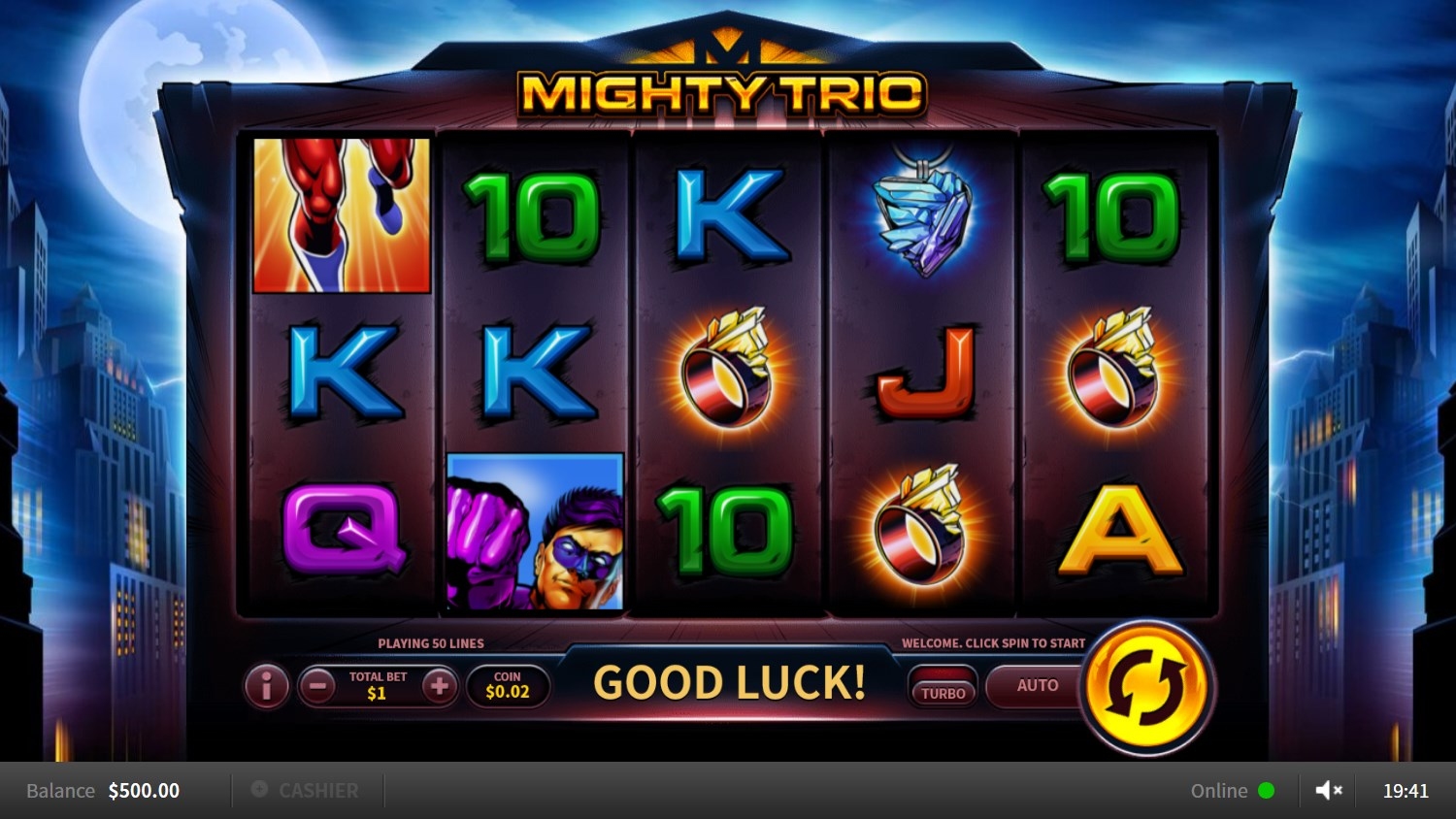 Mighty Trio Slot Gameplay