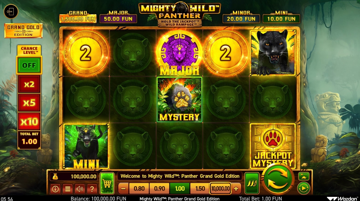 Mighty Wild: Panther Grand Gold Edition Slot Gameplay