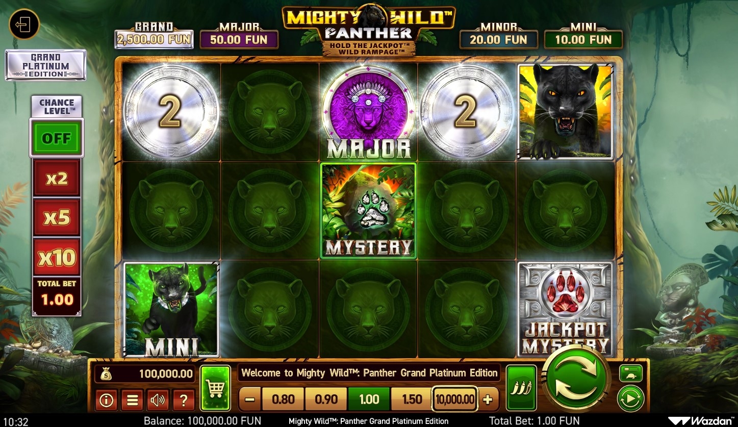 Mighty Wild: Panther Grand Platinum Edition Slot Gameplay
