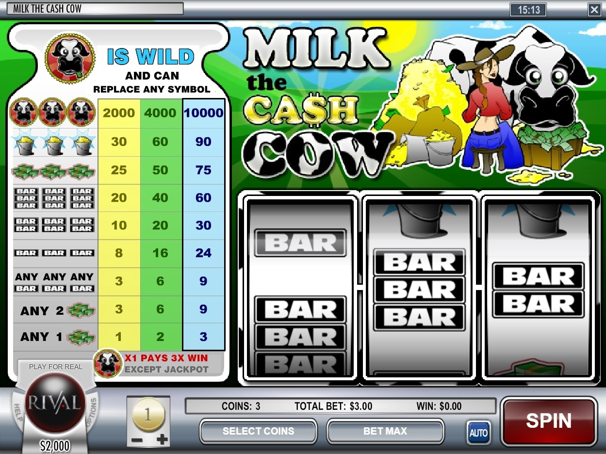 Milk the Cash Cow Slot Gameplay