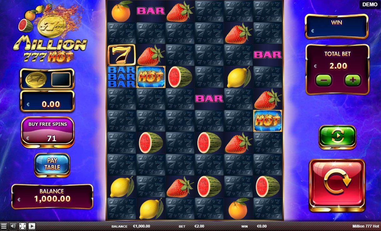Million 777 Hot Slot Gameplay