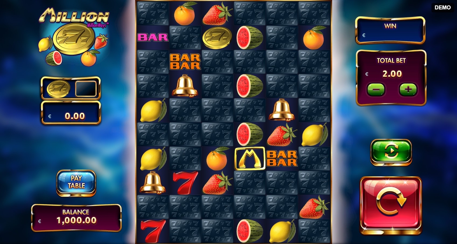 Million 777 Slot Gameplay