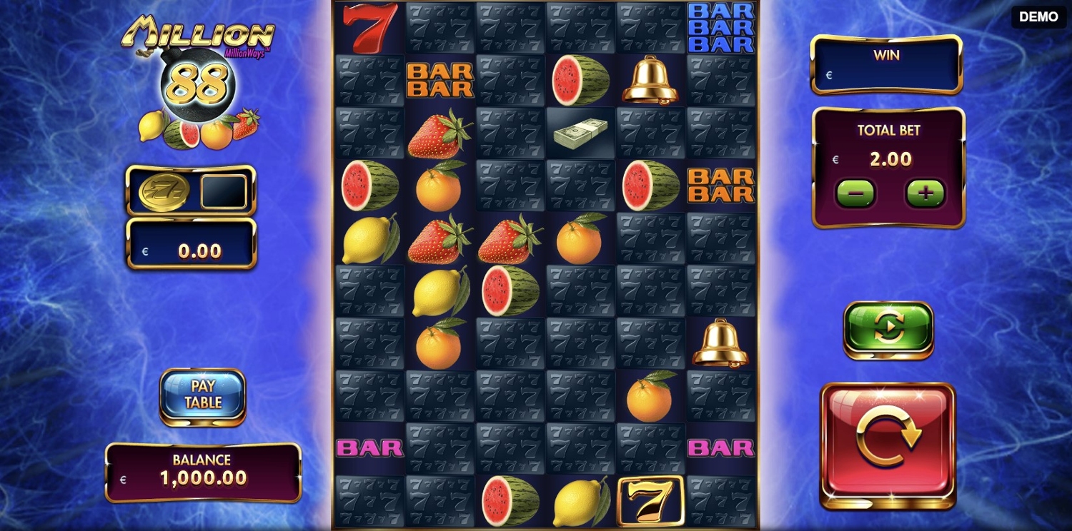 Million 88 Slot Gameplay