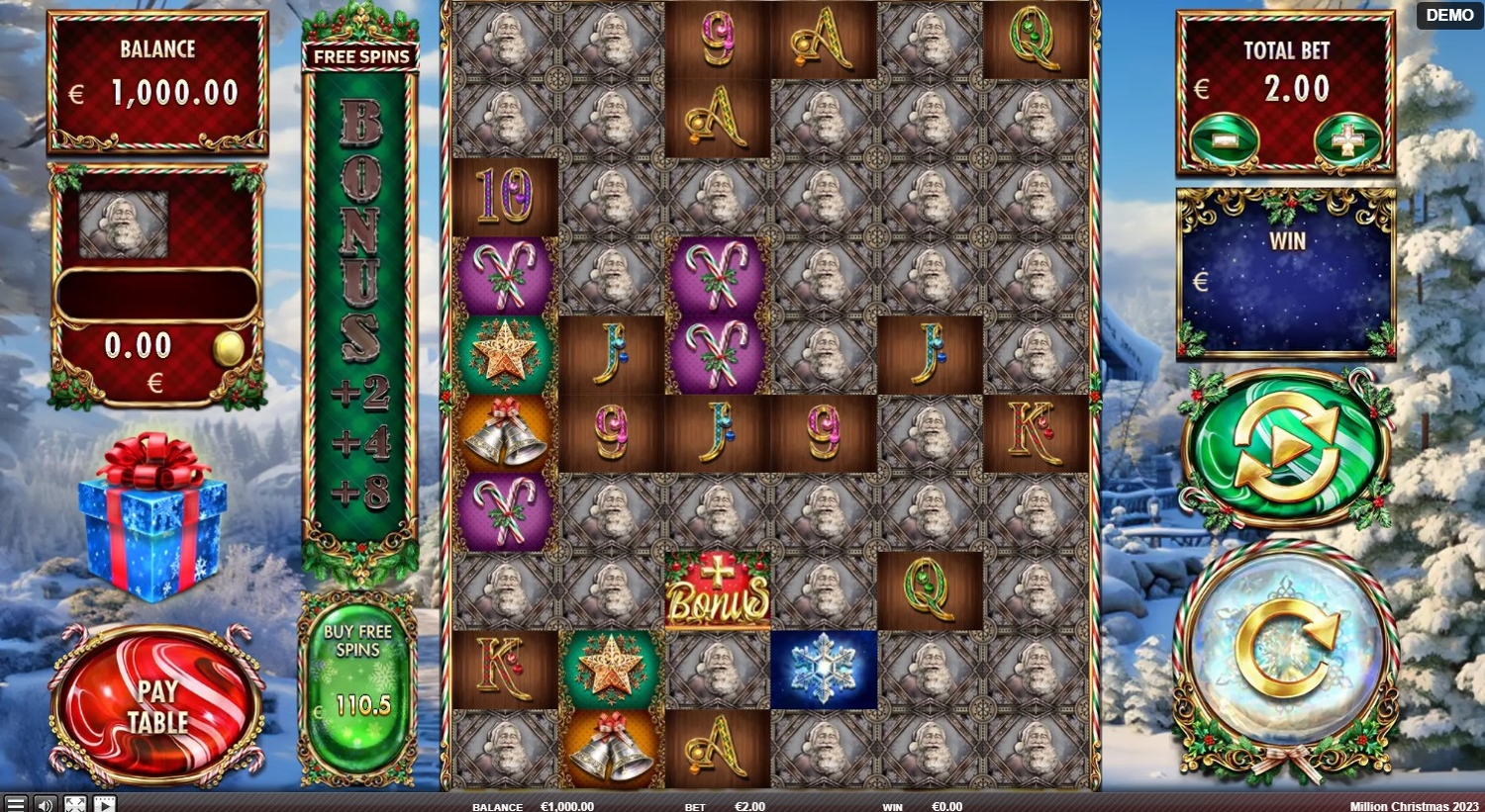 Million Christmas 2 Slot Gameplay