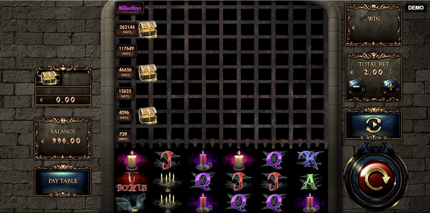 Million Dracula 2 Slot Gameplay