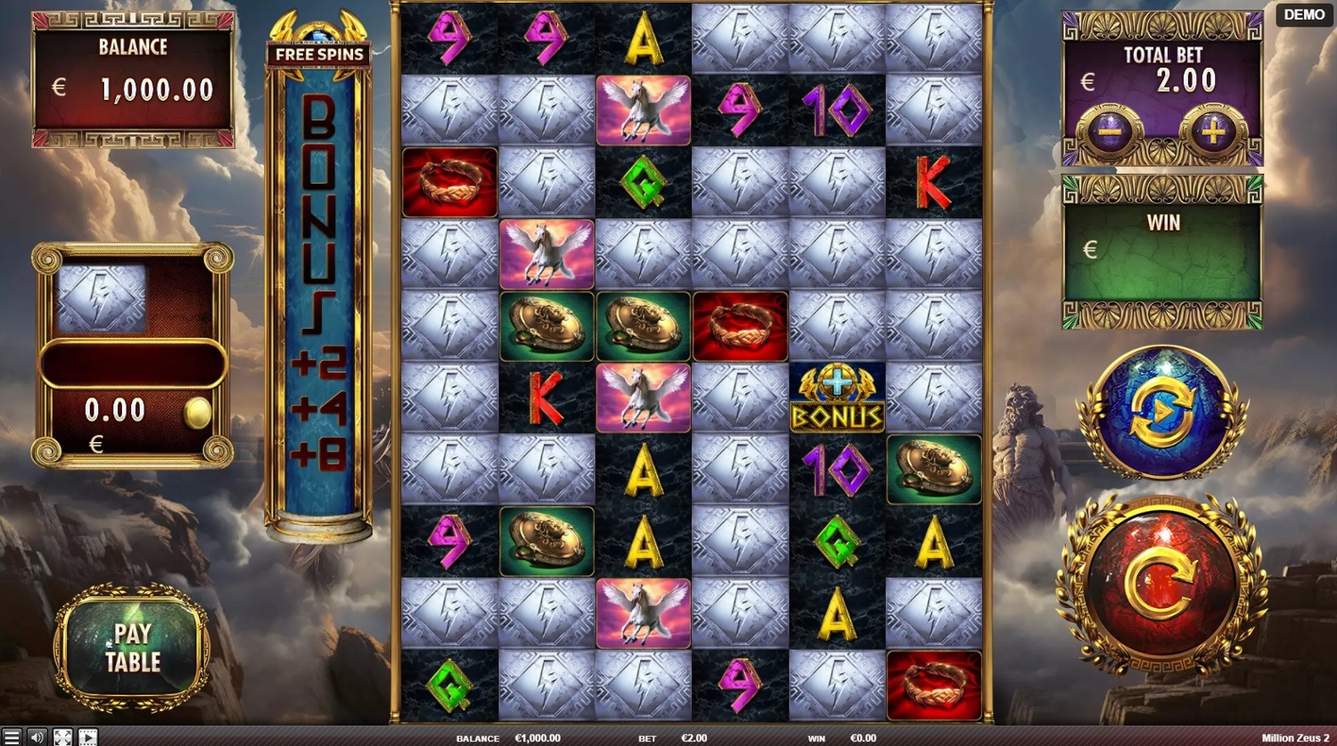 Million Zeus 2 Slot Gameplay