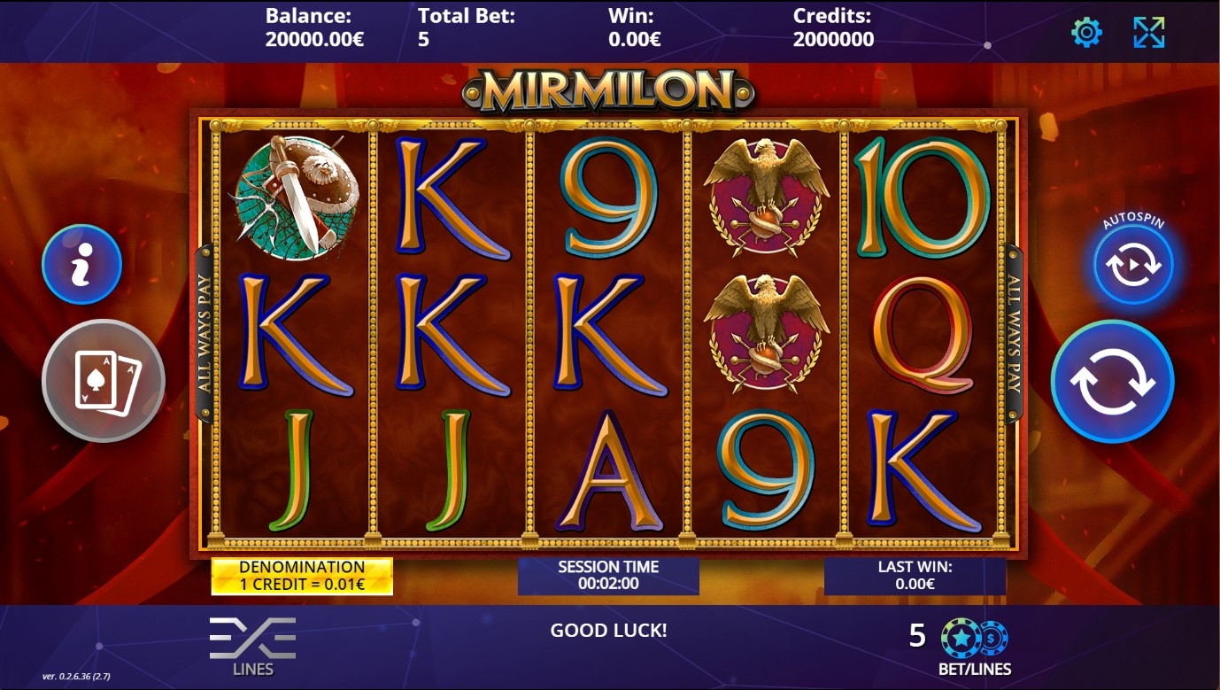 Mirmilon Slot Gameplay