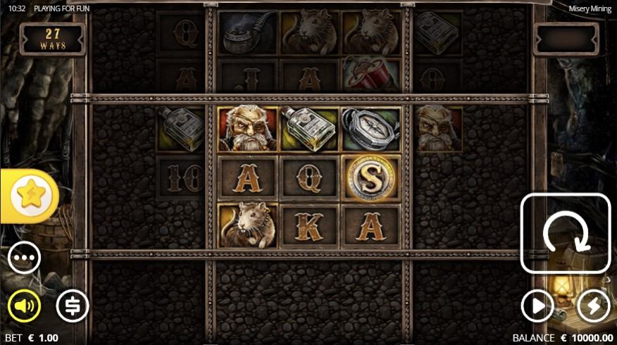 Misery Mining Slot Gameplay