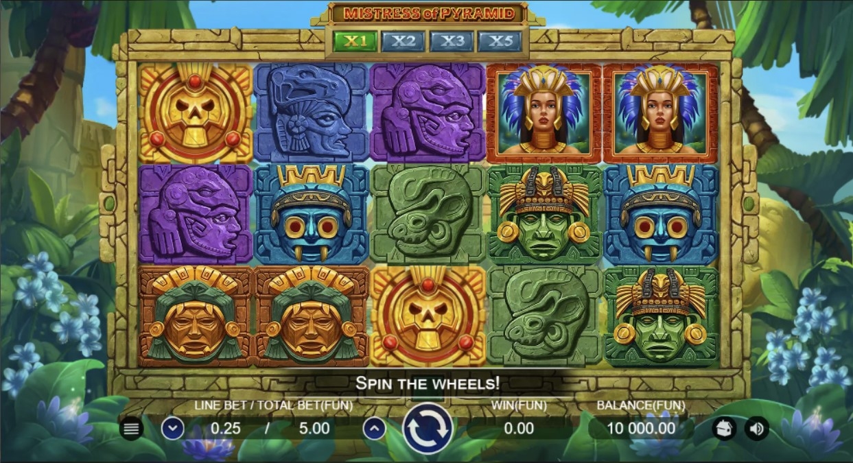 Mistress of Pyramid Slot Gameplay