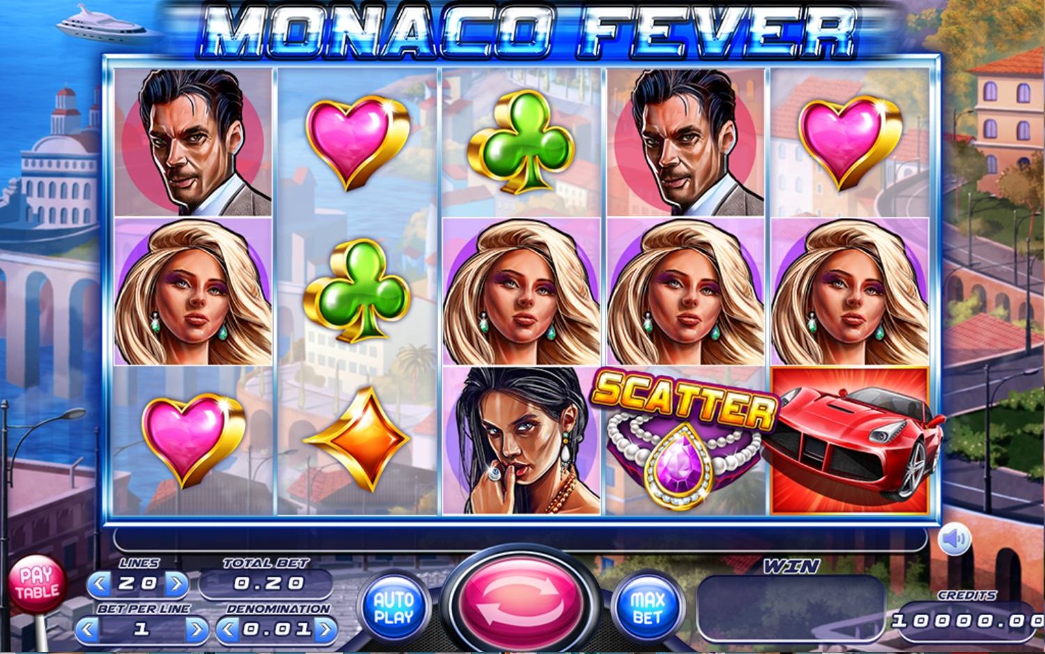 Monaco Fever Slot Gameplay