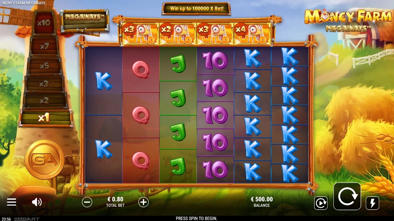 Money Farm Megaways Slot Gameplay