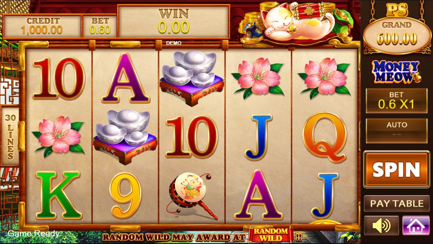 Money Meow Slot Gameplay