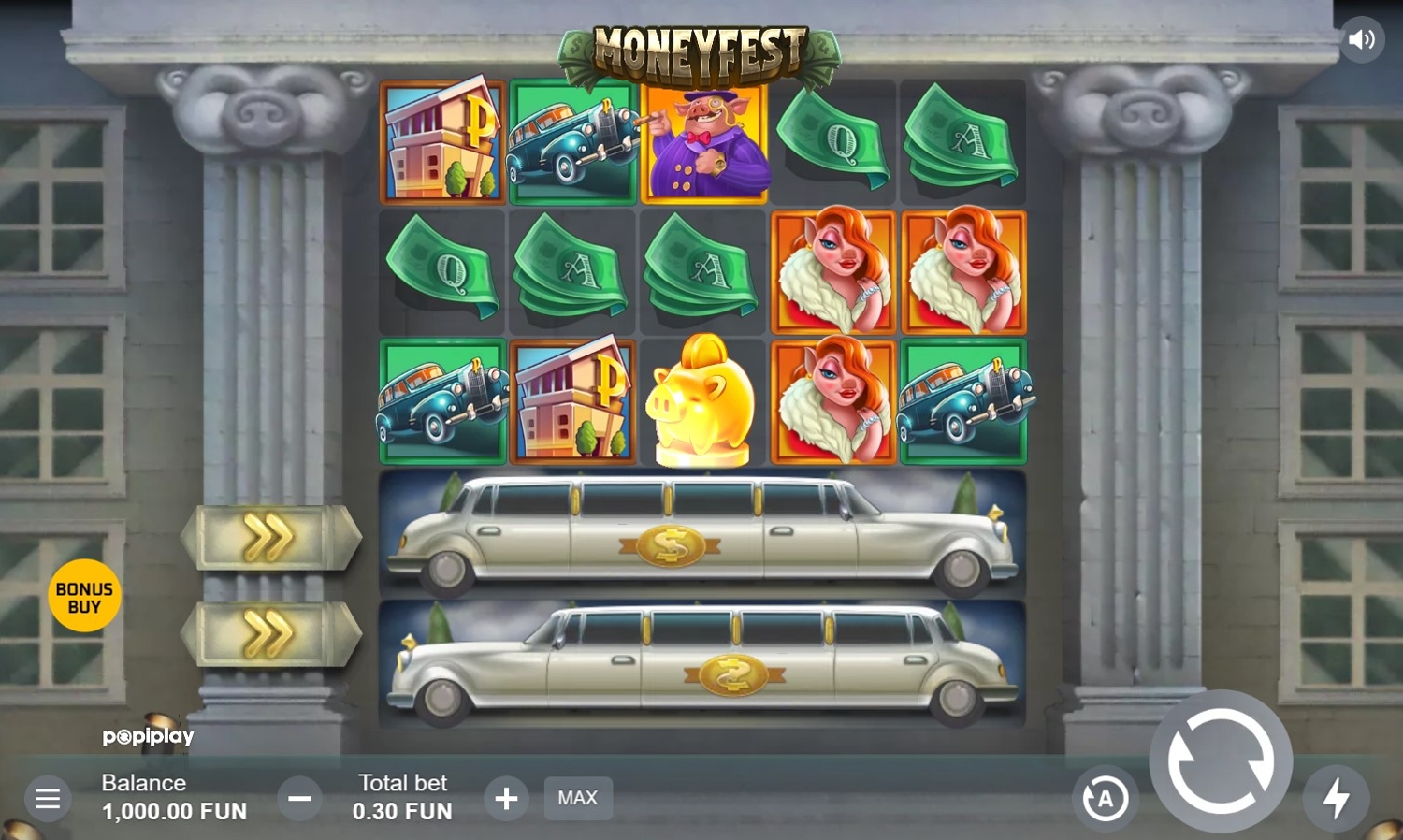Moneyfest Slot Gameplay