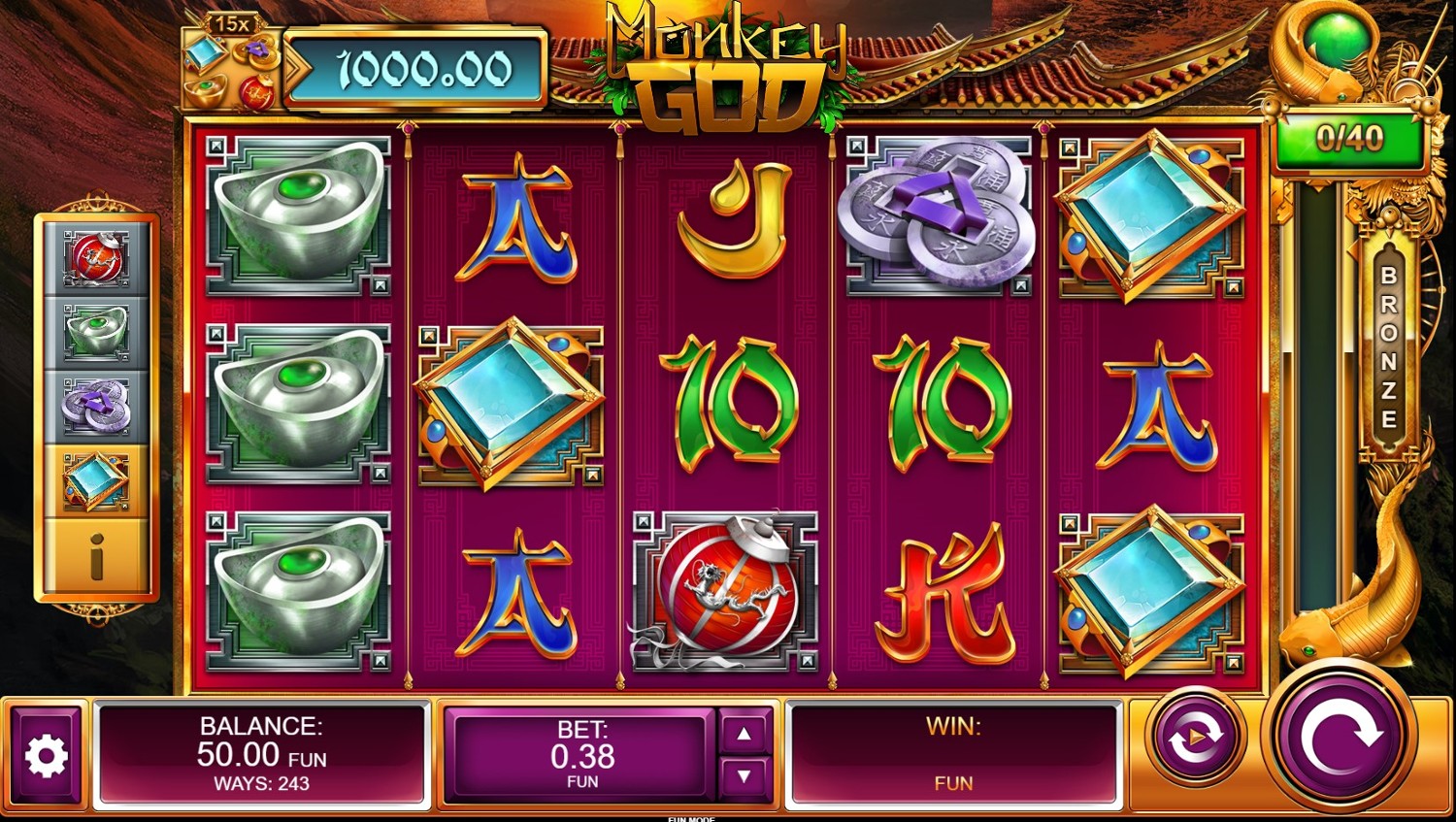 Monkey God Slot Gameplay