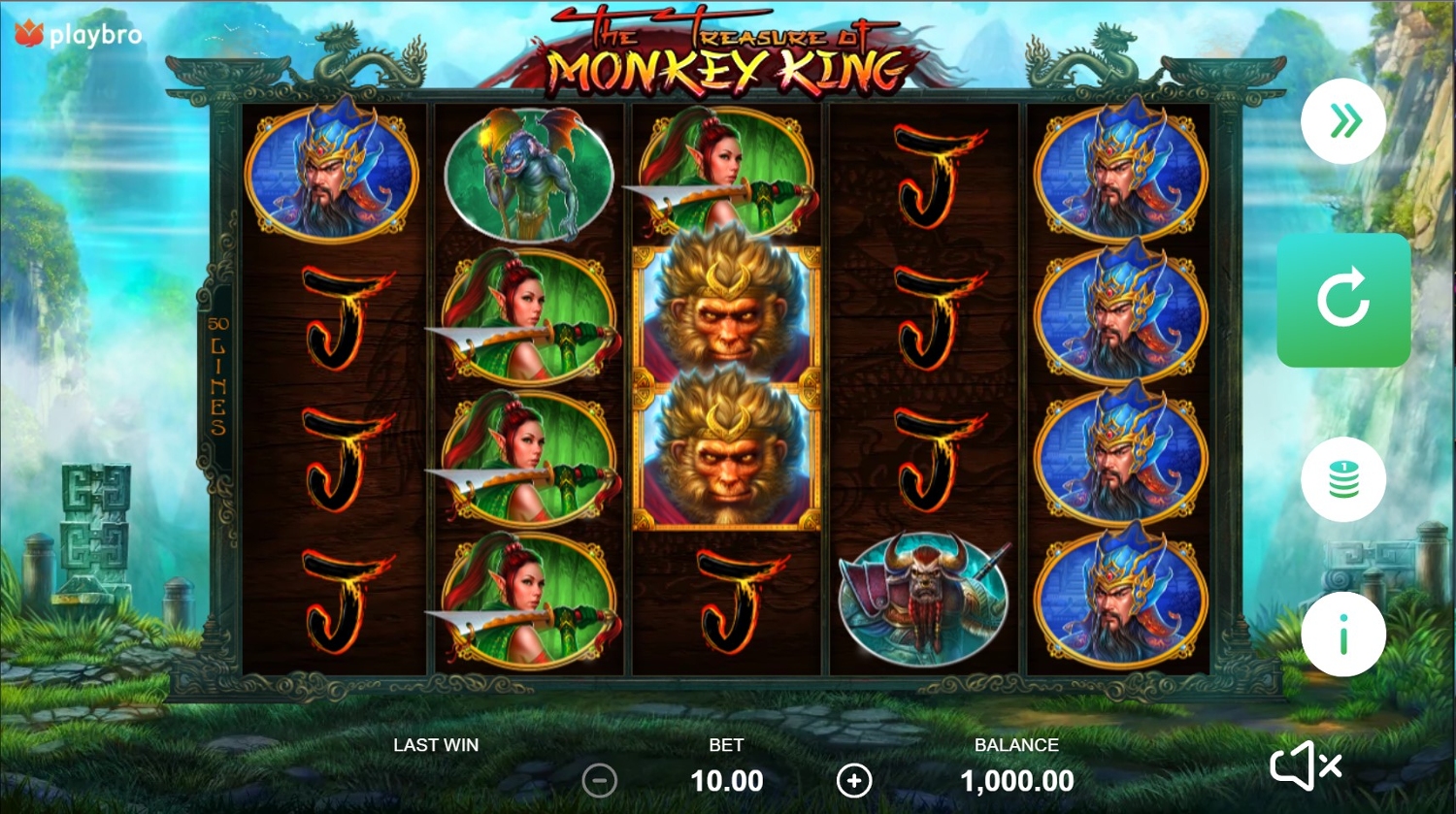 Monkey King Slot Gameplay