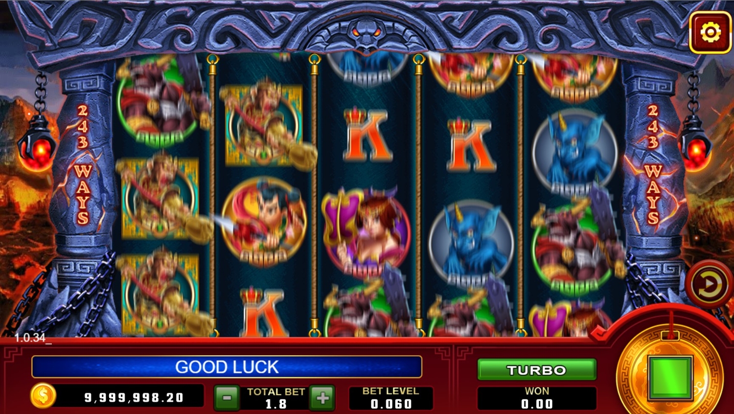 Monkey King Slot Gameplay
