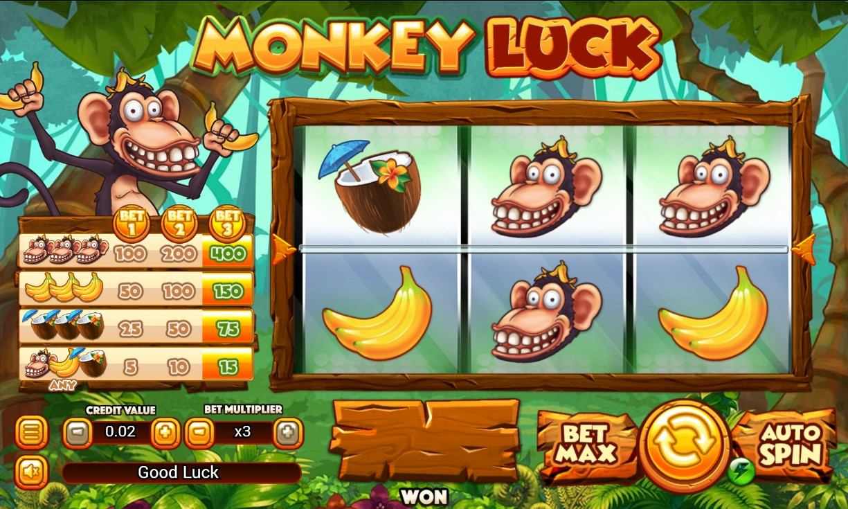 Monkey Luck Slot Gameplay